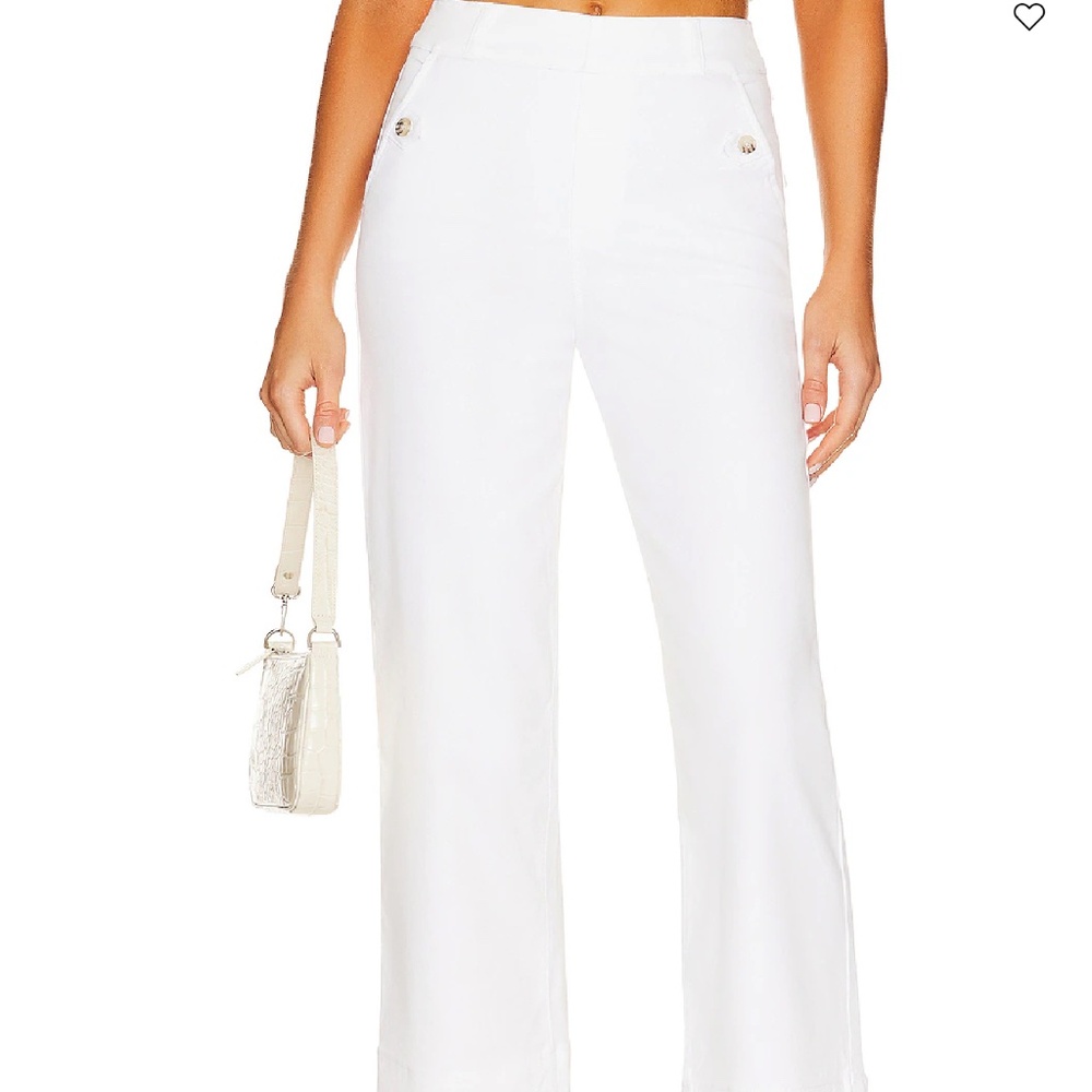 Stretch Twill Cropped Wide Leg Pant Spanx